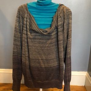 DKNY Jeans Metallic Top